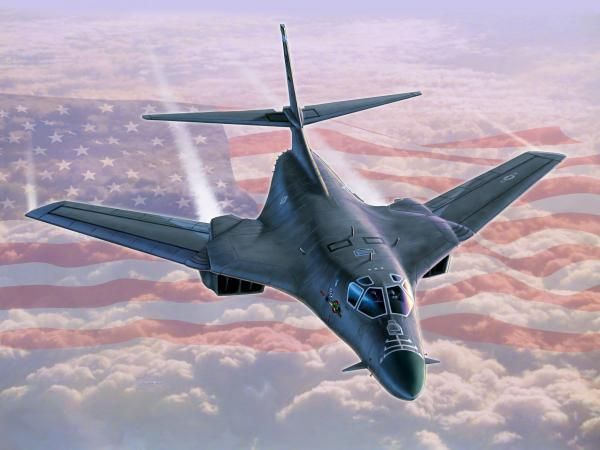 Unknown Artist B-1 Above the Clouds